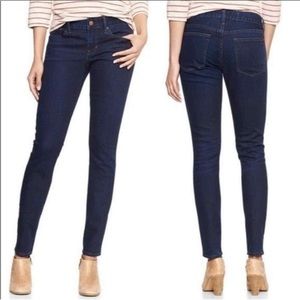 EUC GAP Always Skinny Low Rise Dark Wash Jeans Size 30/10 Long